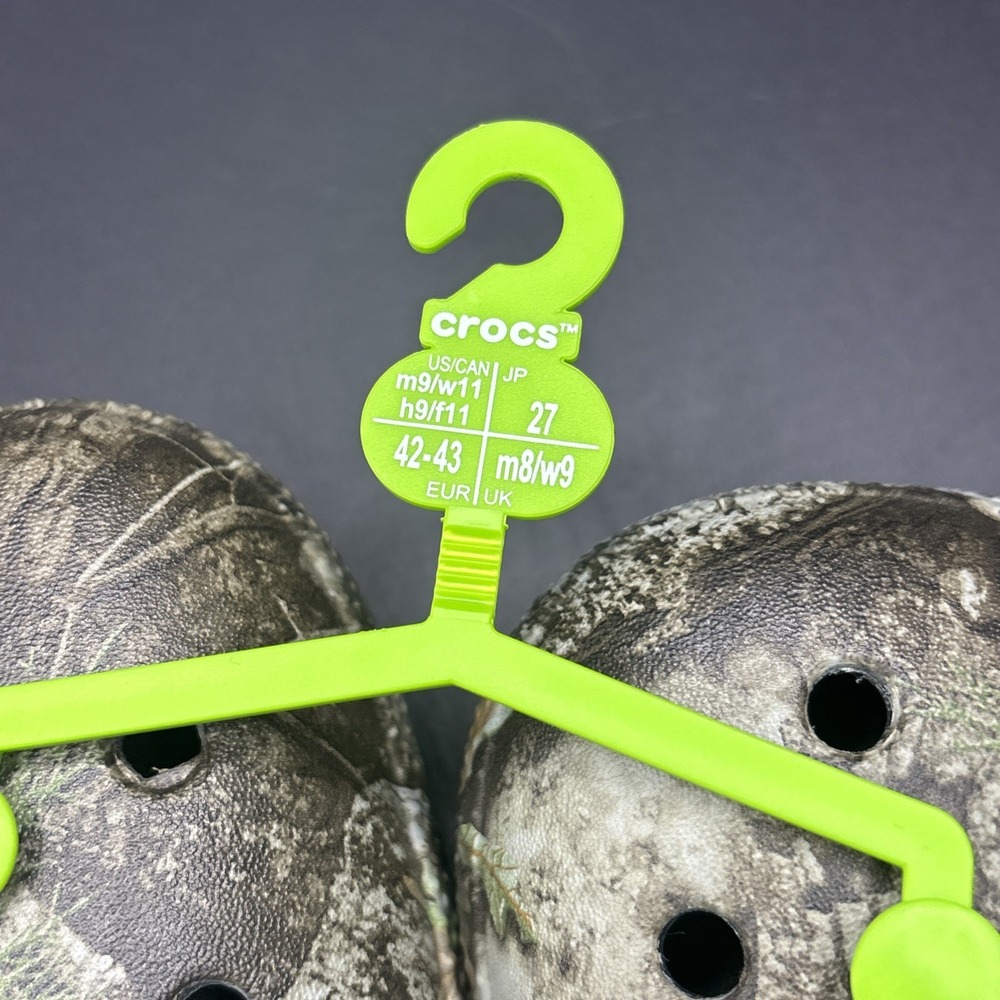 Crocs Realtree APX Lined Classic Camo Clog Men's Size 9 /W11 Camouflage New - Picture 6 of 6